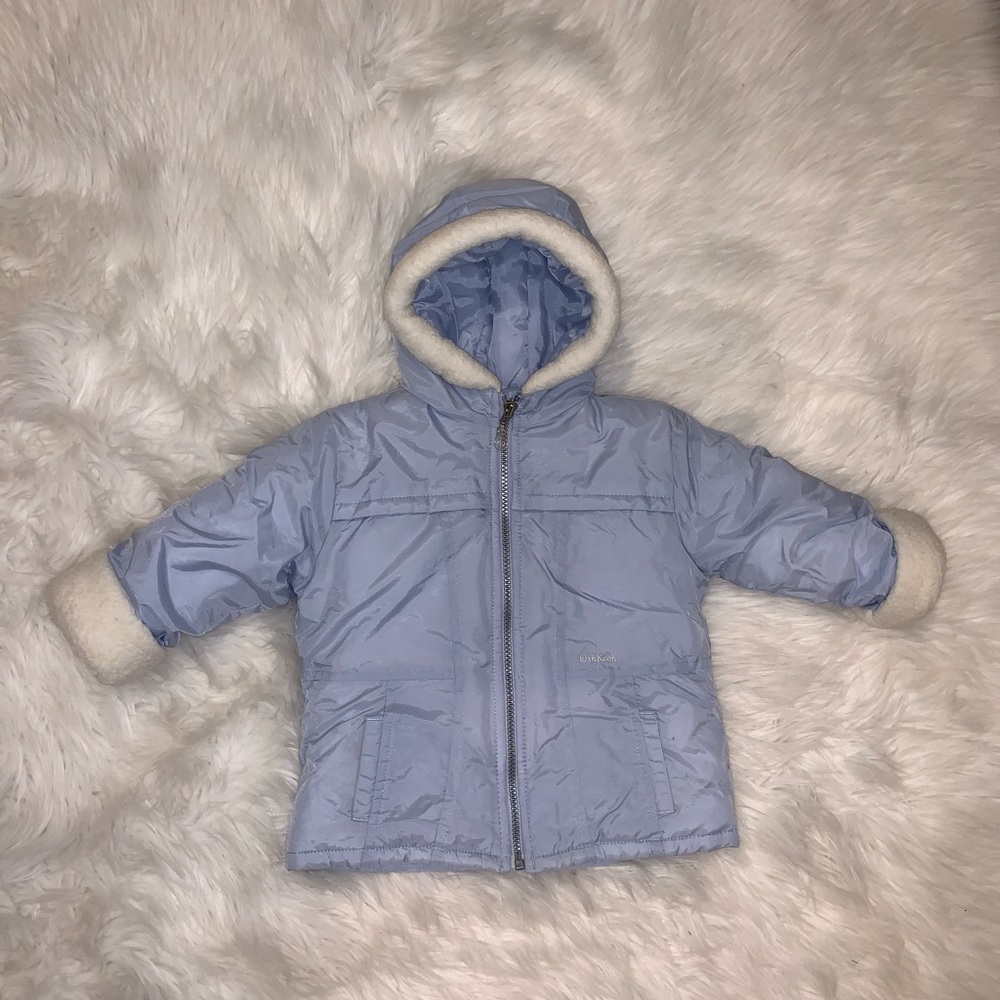 Baby girls baby blue winter jacket